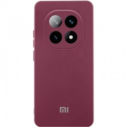 Чохол Silicone Cover Lakshmi Full Camera (AAA) with Logo для Xiaomi Redmi Note 15 4G/5G (EU)  Бордовий / Plum - 00000085713_2