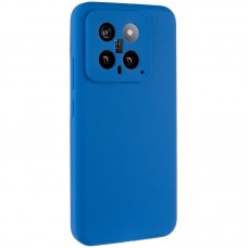 Чохол Silicone Cover Lakshmi Full Camera (AA) для Xiaomi 14  Синій / Navy Blue - 00000074236_14
