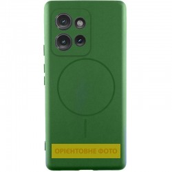 Чохол Silicone Cover Lakshmi Full Camera (AA) with MagFit для Motorola Edge 50 Pro  Зелений / Dark green - 00000080424_2