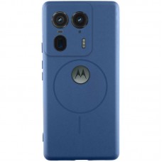 Чохол Silicone Cover Lakshmi Full Camera (AA) with MagFit для Motorola Edge 50 Ultra  Синій / Navy blue - 00000078229_5