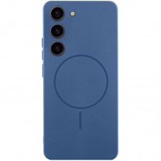 Чохол Silicone Cover Lakshmi Full Camera (AA) with MagFit для Samsung Galaxy S23  Синій / Navy blue - 00000078233_5