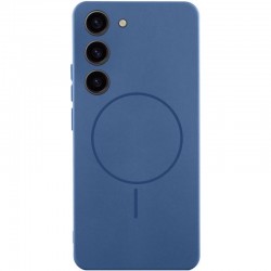 Чохол Silicone Cover Lakshmi Full Camera (AA) with MagFit для Samsung Galaxy S23  Синій / Navy blue - 00000078233_5