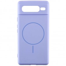 Чохол Silicone Cover Lakshmi Full Camera (AA) with MagFit для Google Pixel 7 Pro  Бузковий / Dasheen - 00000078220_6
