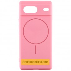 Чохол Silicone Cover Lakshmi Full Camera (AA) with MagFit для Google Pixel 7a  Рожевий / Light pink - 00000078221_4