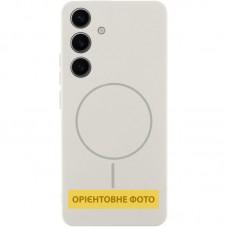 Чохол Silicone Cover Lakshmi Full Camera (AA) with MagFit для Samsung Galaxy S25 Edge  Білий / White - 00000080427_1