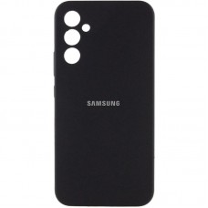 Чохол Silicone Cover Lakshmi Full Camera (AA) with logo для Samsung Galaxy A35  Чорний / Black - 00000078180_1