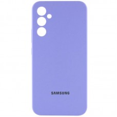 Чохол Silicone Cover Lakshmi Full Camera (AA) with logo для Samsung Galaxy A55  Бузковий / Dasheen - 00000078182_4