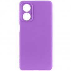 Чохол Silicone Cover Lakshmi Full Camera (A) для Oppo A17  Фіолетовий / Purple - 00000064580_11