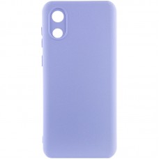 Чохол Silicone Cover Lakshmi Full Camera (A) для Samsung Galaxy A03 Core  Бузковий / Dasheen - 00000054556_10