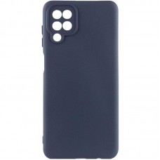Чохол Silicone Cover Ummi Lakshmi Full Camera (AA) для Samsung Galaxy A12  Синій / Midnight Blue - 00000081073_5