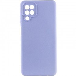 Чохол Silicone Cover Ummi Lakshmi Full Camera (AA) для Samsung Galaxy A12  Бузковий / Dasheen - 00000081073_6