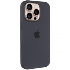 Чохол Silicone case (AAA) with Magsafe and Animation (button) для Apple iPhone 16 Pro (6.3")  Black - 00000076346_1