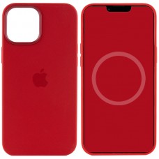 Чохол Silicone case (AAA) with Magsafe and Animation для Apple iPhone 12 Pro Max (6.7")  Червоний / Red - 00000042952_4