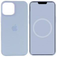 Чохол Silicone case (AAA) with Magsafe and Animation для Apple iPhone 12 Pro Max (6.7")  Блакитний / Cloud Blue - 00000042952_8