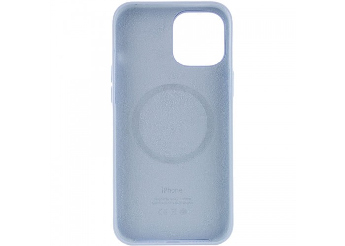 Чохол Silicone case (AAA) with Magsafe and Animation для Apple iPhone 12 Pro Max (6.7
