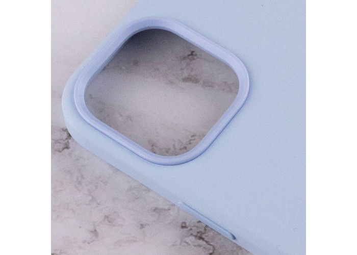 Чохол Silicone case (AAA) with Magsafe and Animation для Apple iPhone 12 Pro Max (6.7
