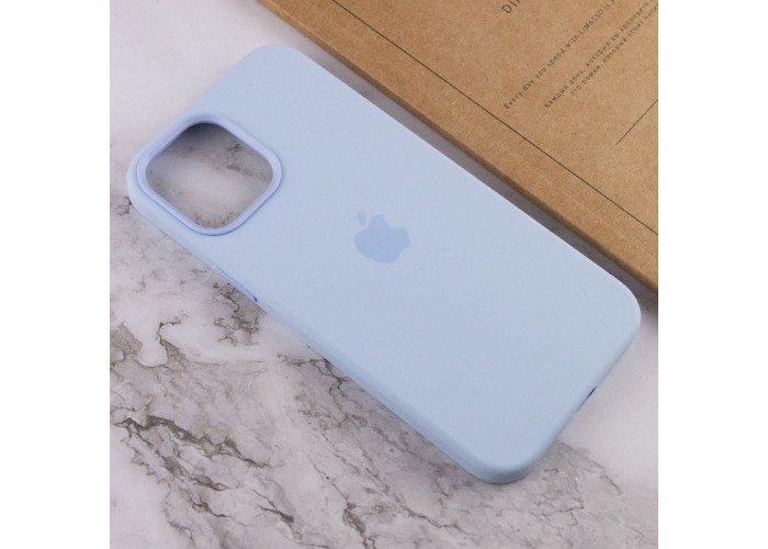 Чохол Silicone case (AAA) with Magsafe and Animation для Apple iPhone 12 Pro Max (6.7
