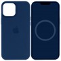 Чохол Silicone case (AAA) with Magsafe and Animation для Apple iPhone 15 Pro Max (6.7