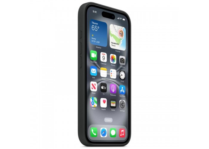 Чохол Silicone case (AAA) with Magsafe and Animation для Apple iPhone 17 (6.3