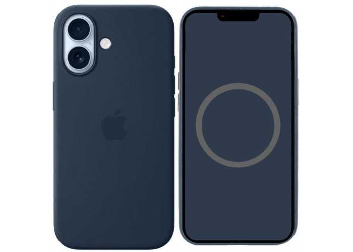 Чохол Silicone case (AAA) with Magsafe and Animation для Apple iPhone 17 (6.3