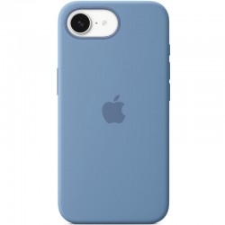 Чохол Silicone case (AAA) with Magsafe для Apple iPhone 16e (6.1")  Winter Blue - 00000078915_3