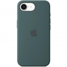 Чохол Silicone case (AAA) with Magsafe для Apple iPhone 16e (6.1")  Lake Green - 00000078915_1