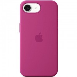 Чохол Silicone case (AAA) with Magsafe для Apple iPhone 16e (6.1")  Fuchsia - 00000078915_2