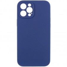 Чохол Silicone Case Full Camera Protective (AA) NO LOGO для Apple iPhone 12 Pro Max (6.7")  Синій / Deep navy - 00000070226_26