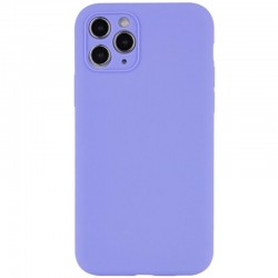 Чохол Silicone Case Full Camera Protective (AA) NO LOGO для Apple iPhone 12 Pro Max (6.7")  Бузковий / Dasheen - 00000070226_27