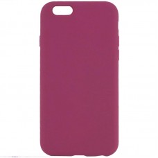 Чохол Silicone Case Full Protective (AA) NO LOGO для Apple iPhone 6/6s (4.7")  Червоний / Rose Red - 00000072378_18
