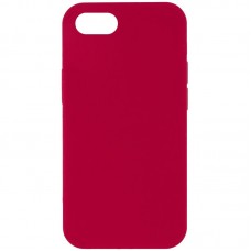 Чохол Silicone Case Full Protective (AA) NO LOGO для Apple iPhone SE (2020)  Червоний / Rose Red - 00000072444_20