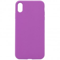 Чохол Silicone Case Full Protective (AA) NO LOGO для Apple iPhone XS Max (6.5")  Фіолетовий / Grape - 00000072443_39