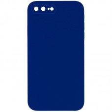 Чохол Silicone Case Square Full Camera Protective (AA) NOLOGO для Apple iPhone 7 plus/8 plus (5.5")  Синій / Deep navy - 00000072150_22