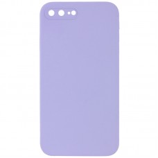 Чохол Silicone Case Square Full Camera Protective (AA) NOLOGO для Apple iPhone 7 plus/8 plus (5.5")  Бузковий / Dasheen - 00000072150_23