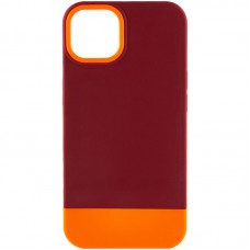Чохол TPU+PC Bichromatic для Apple iPhone 12 Pro Max (6.7")  Brown burgundy / Orange - 00000054814_6