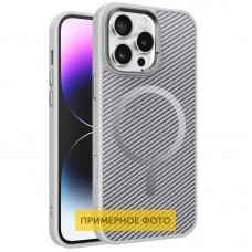 Чохол TPU+PC Carbon Mirage with MagSafe для Apple iPhone 16 Plus (6.7")  Grey - 00000078111_2