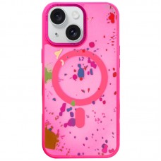 Чохол TPU+PC Flush with MagSafe для Apple iPhone 14 (6.1")  Barbie Pink - 00000072544_9