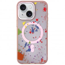 Чохол TPU+PC Flush with MagSafe для Apple iPhone 15 (6.1")  Baby pink - 00000072547_1