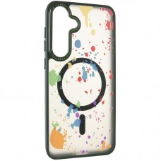 Чохол TPU+PC Flush with MagSafe для Samsung Galaxy S24+ / S25+  Dark green - 00000078772_4