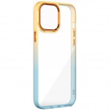 Чохол TPU+PC Fresh sip series для Xiaomi Redmi 9C  Бірюзовий / Помаранчевий - 00000055605_2