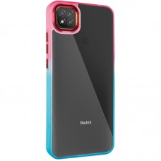 Чохол TPU+PC Fresh sip series для Xiaomi Redmi 9C  Бірюзовий / Рожевий - 00000055605_3