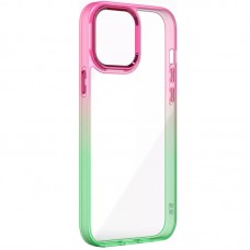 Чохол TPU+PC Fresh sip series для Xiaomi Redmi 9C  Салатовий / Рожевий - 00000055605_5