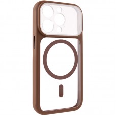 Чохол TPU+PC GETMAN Moon Clear with MagSafe для Apple iPhone 13 Pro (6.1")  Brown - 00000084764_3