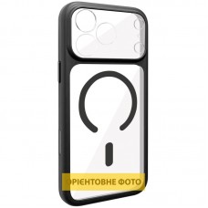 Чохол TPU+PC GETMAN Moon Clear with MagSafe для Apple iPhone 16 Pro Max (6.9")  Black - 00000084774_1