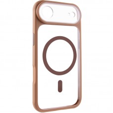 Чохол TPU+PC GETMAN Moon Clear with MagSafe для Apple iPhone 17 Air (6.5")  Brown - 00000084776_3