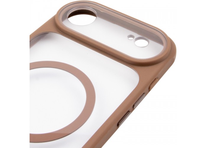 Чохол TPU+PC GETMAN Moon Clear with MagSafe для Apple iPhone 17 Air (6.5