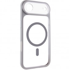 Чохол TPU+PC GETMAN Moon Clear with MagSafe для Apple iPhone 17 Air (6.5")  Grey - 00000084776_4
