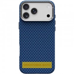 Чохол TPU+PC KVZV Triangular Pattern with Magnetic Fit для Apple iPhone 16 Pro (6.3")  Blue - 00000088023_2