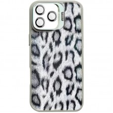 Чохол TPU+PC Wild Leopard with MagSafe and Lens для Apple iPhone 16 Pro (6.3")  Grey - 00000085172_3