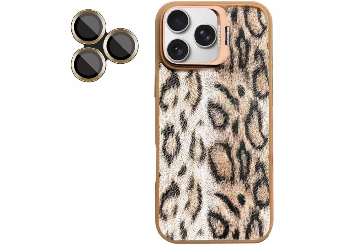 Чохол TPU+PC Wild Leopard with MagSafe and Lens для Apple iPhone 16 Pro Max (6.9